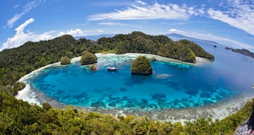 dam say thien duong ha gioi raja ampat