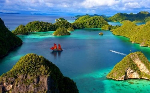 dam say thien duong ha gioi raja ampat