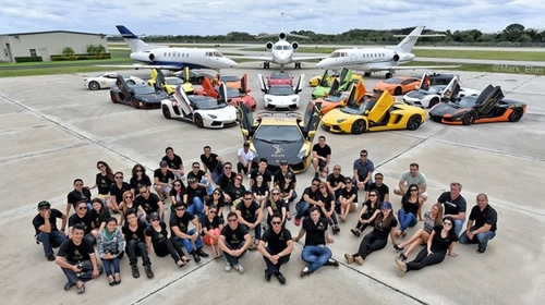 gia lai team khoe dan sieu xe lamborghini khung tren dat my - 1 Gia Lai Team khoe dàn siêu xe Lamborghini khủng trên đất Mỹ - 1