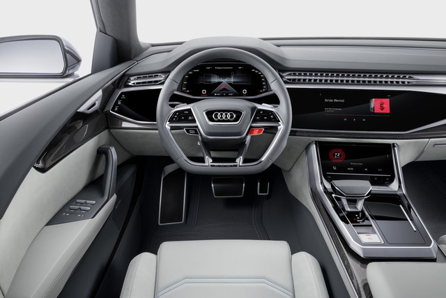 Vén màn SUV hạng sang công nghệ cao Audi Q8 - Ảnh 12. Vén màn SUV hạng sang công nghệ cao Audi Q8 - Ảnh 12.