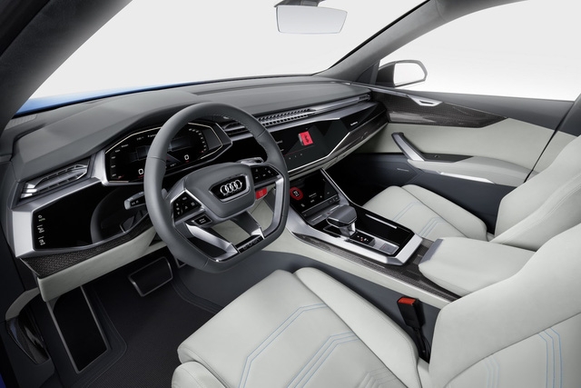Vén màn SUV hạng sang công nghệ cao Audi Q8 - Ảnh 14. Vén màn SUV hạng sang công nghệ cao Audi Q8 - Ảnh 14.