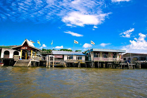 Làng nổi Kampong Ayer ở Brunei - 1