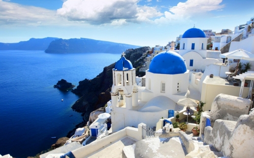 Đảo thiên đường Santorini - điểm đến của những đôi tình nhân - 1