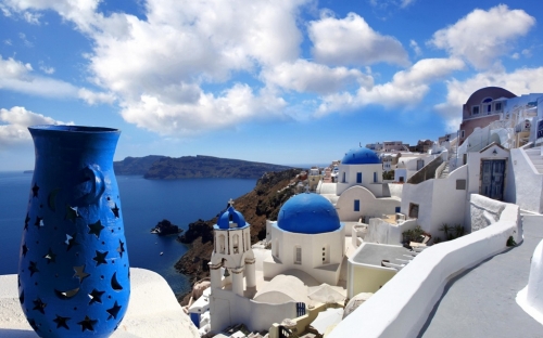 Đảo thiên đường Santorini - điểm đến của những đôi tình nhân - 2