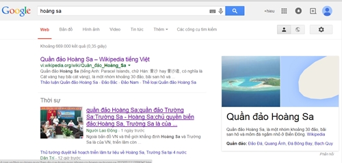 Google không công nhận quần đảo Hoàng Sa thuộc Trung Quốc - 2