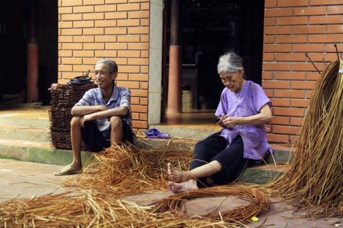 Làng nghề đan cỏ tế ở Lưu Thượng - 3